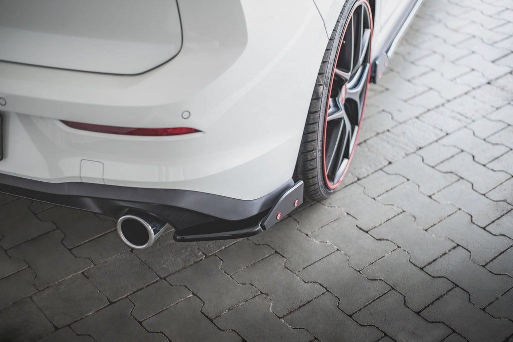 Splitters laterales traseros V.2 + Flaps Volkswagen Golf GTI / GTE Mk8