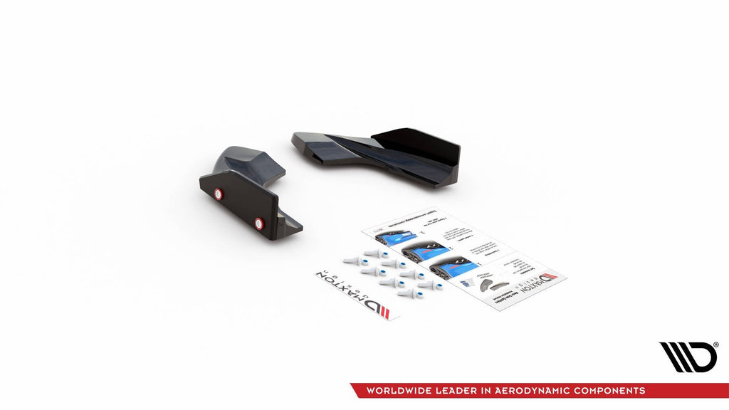 Splitters laterales traseros V.2 + Flaps Volkswagen Golf R Hatchback Mk8