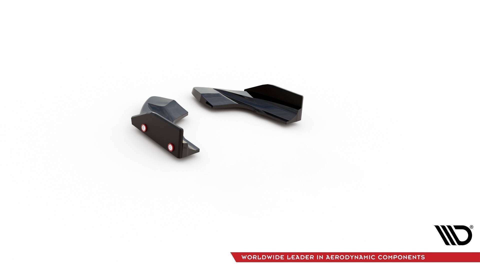 Splitters laterales traseros V.2 + Flaps Volkswagen Golf R Hatchback Mk8 Facelift