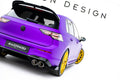 Splitters laterales traseros V.2 + Flaps Volkswagen Golf R Hatchback Mk8 Facelift