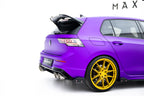 Rear Side Splitters V.2 + Flaps Volkswagen Golf R Hatchback Mk8 Facelift