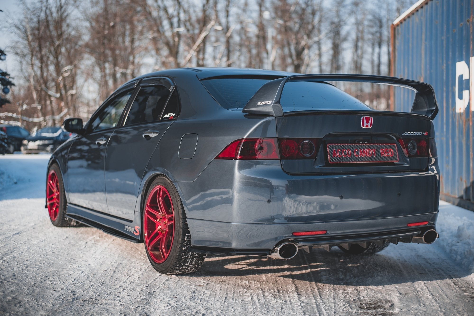 Splitters laterales traseros V.2 Honda Accord Mk7 Type-S