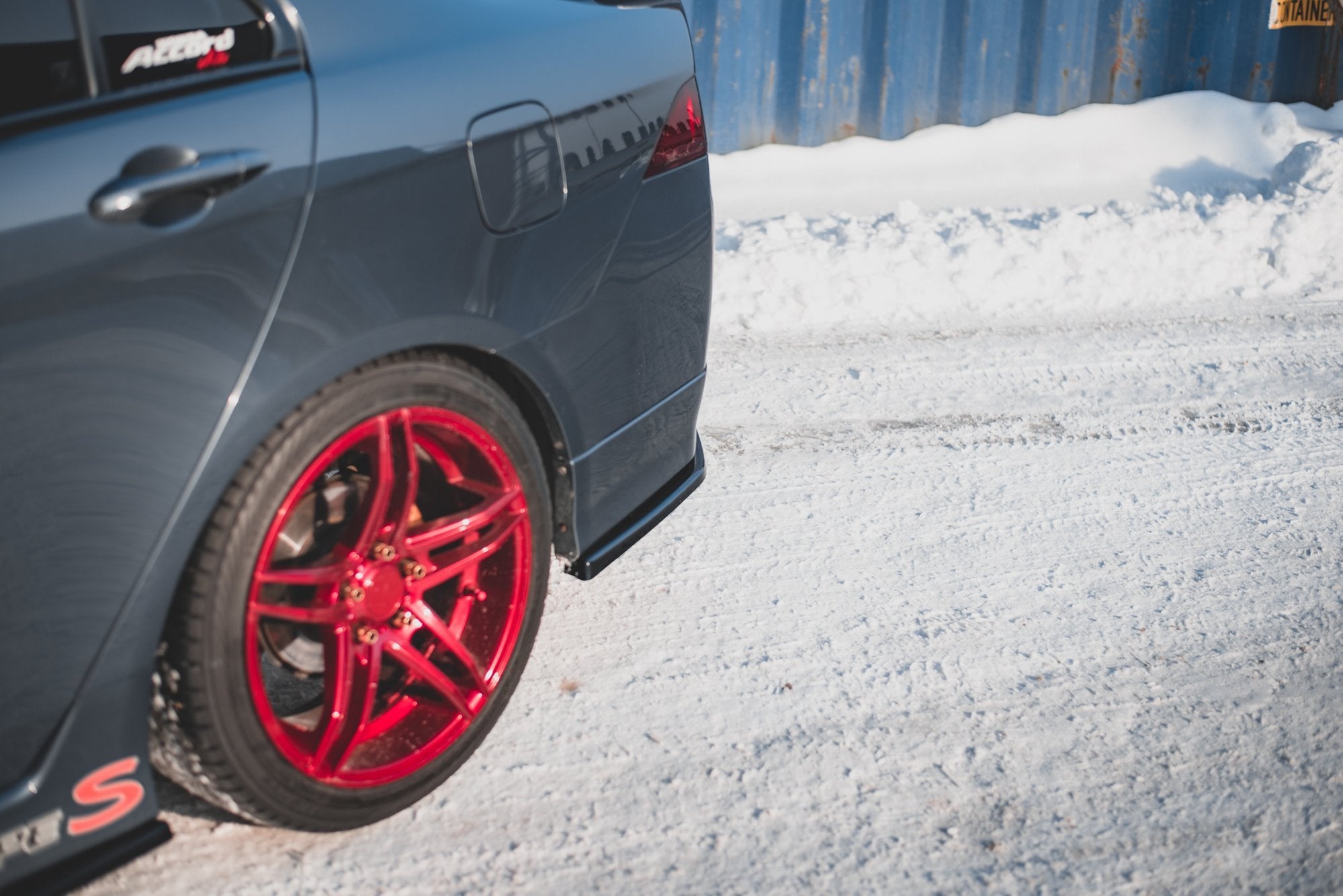 Splitters laterales traseros V.2 Honda Accord Mk7 Type-S