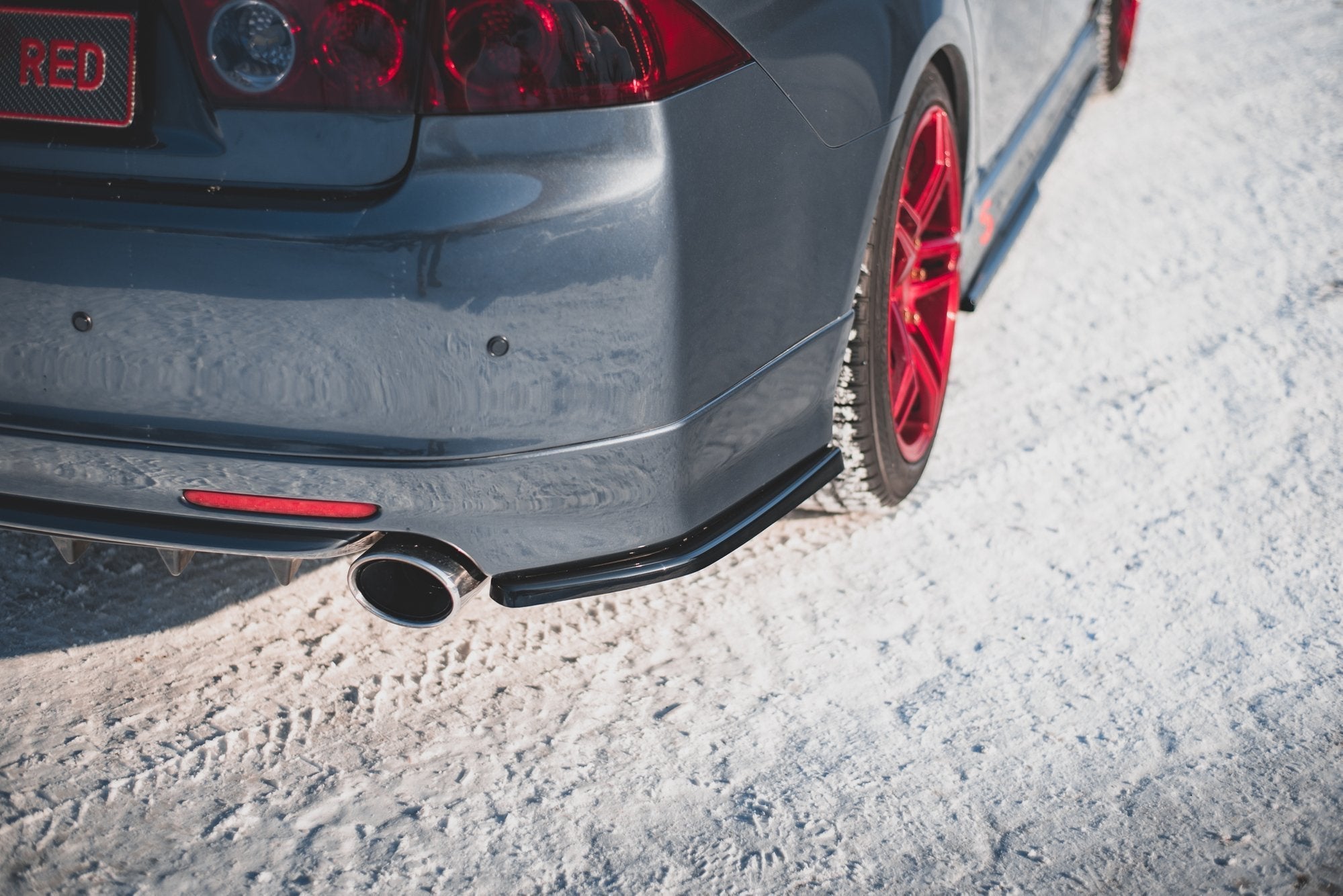 Splitters laterales traseros V.2 Honda Accord Mk7 Type-S