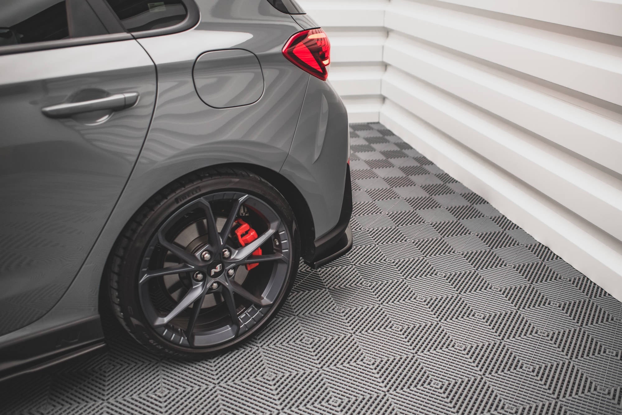 Splitters laterales traseros V.2 Hyundai I30 N Hatchback Mk3 Facelift
