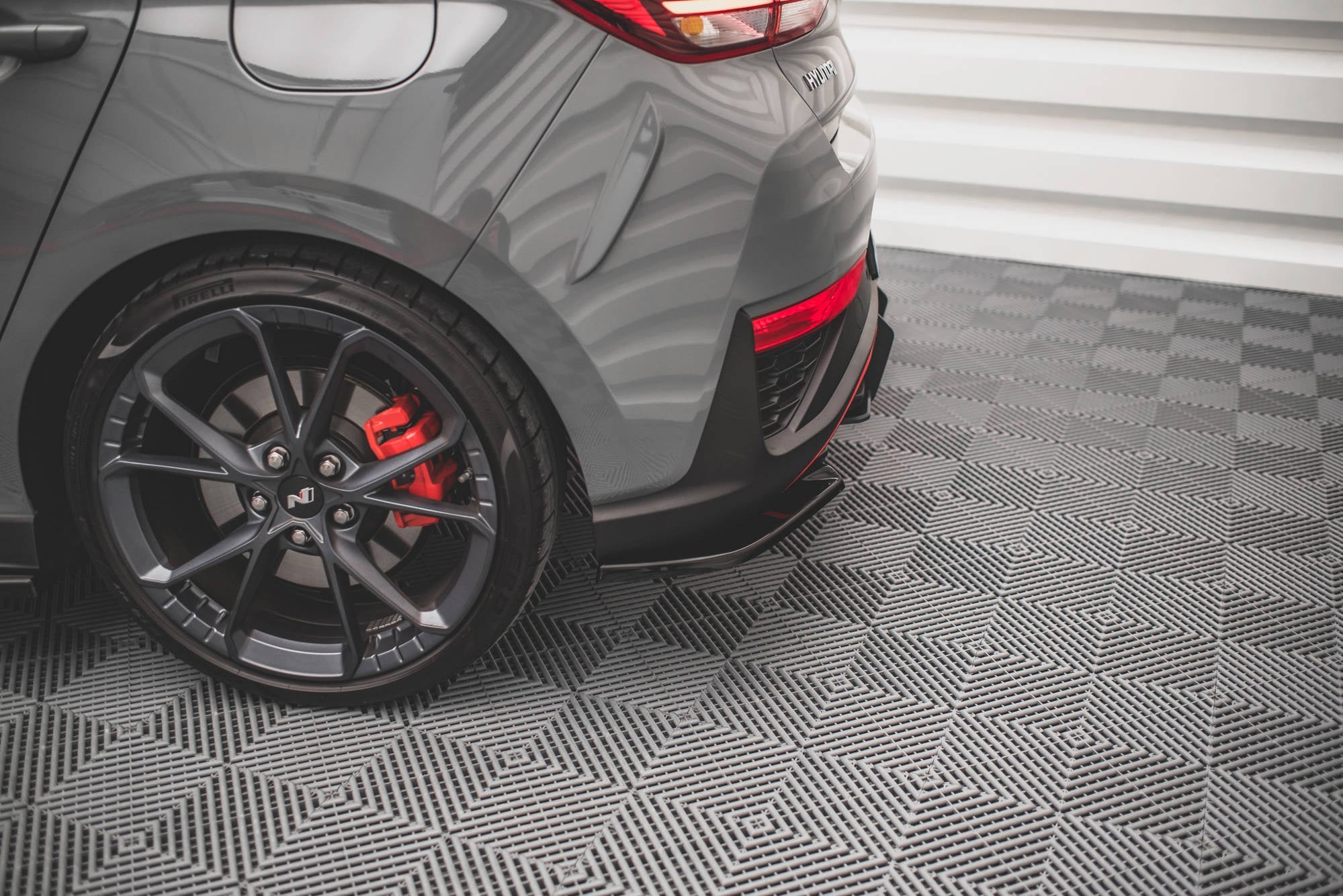 Splitters laterales traseros V.2 Hyundai I30 N Hatchback Mk3 Facelift