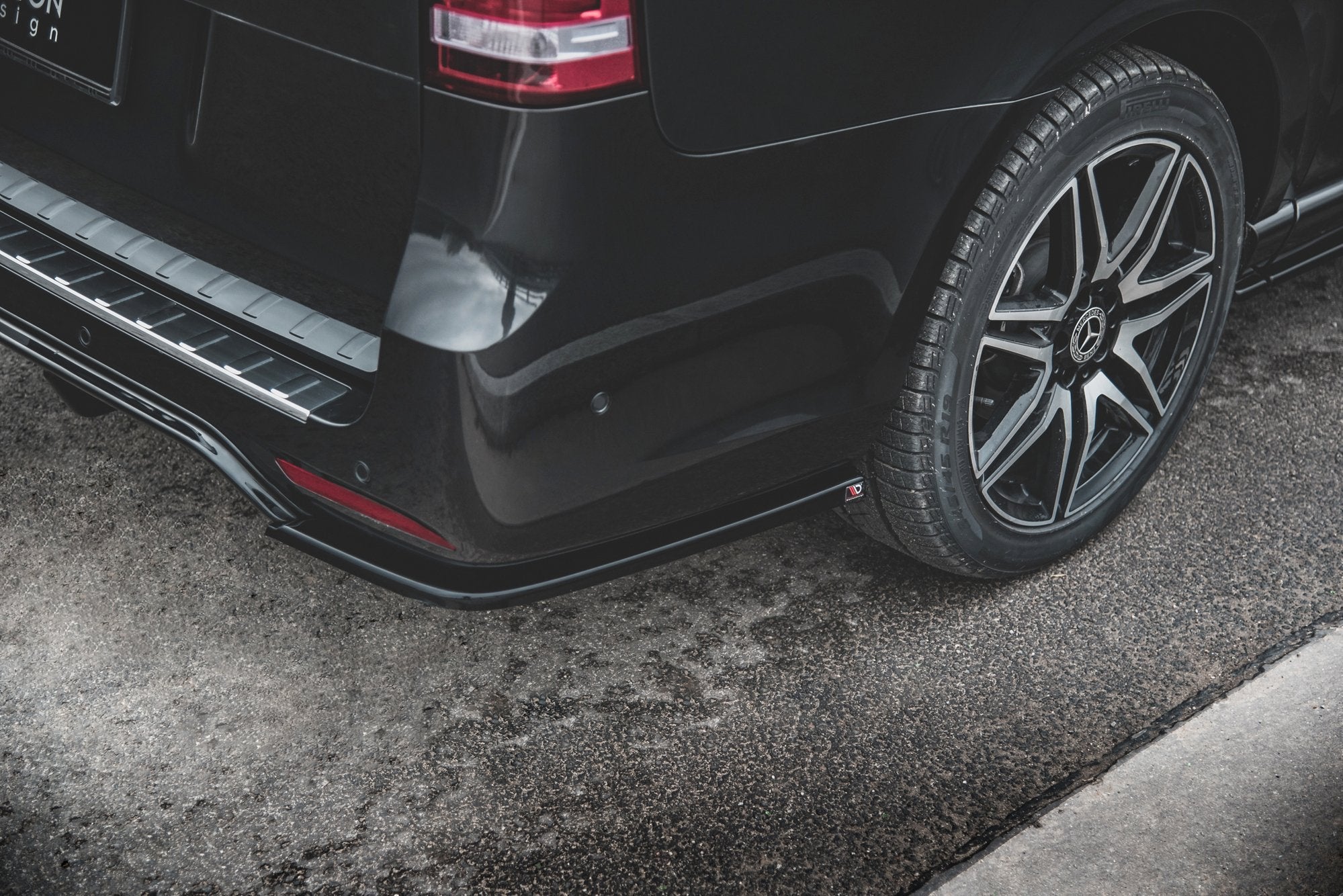 Splitters laterales traseros V.2 Mercedes-Benz Clase V AMG-Line W447 Facelift