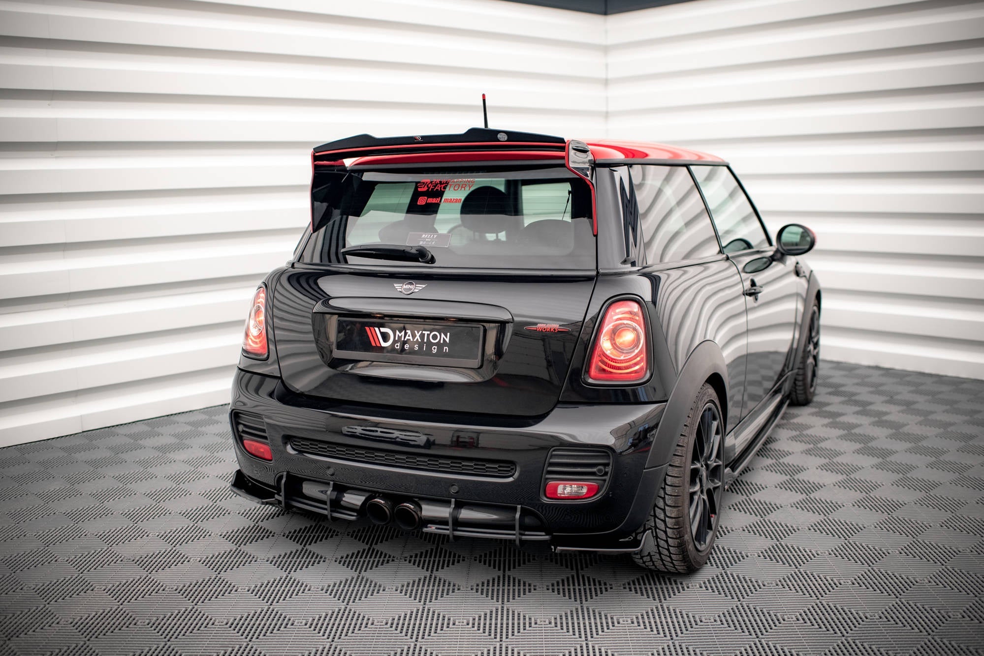 Splitters laterales traseros V.2 Mini Cooper John Cooper Works R56