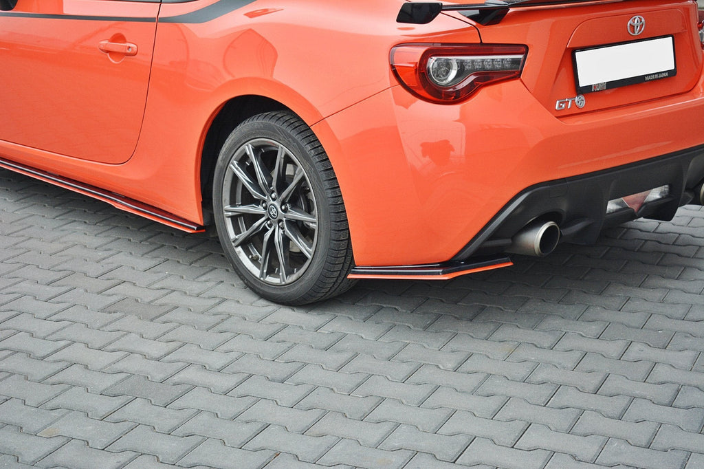 Rear Side Splitters V.2 Toyota GT86 Facelift Mk1