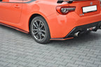 Rear Side Splitters V.2 Toyota GT86 Facelift Mk1
