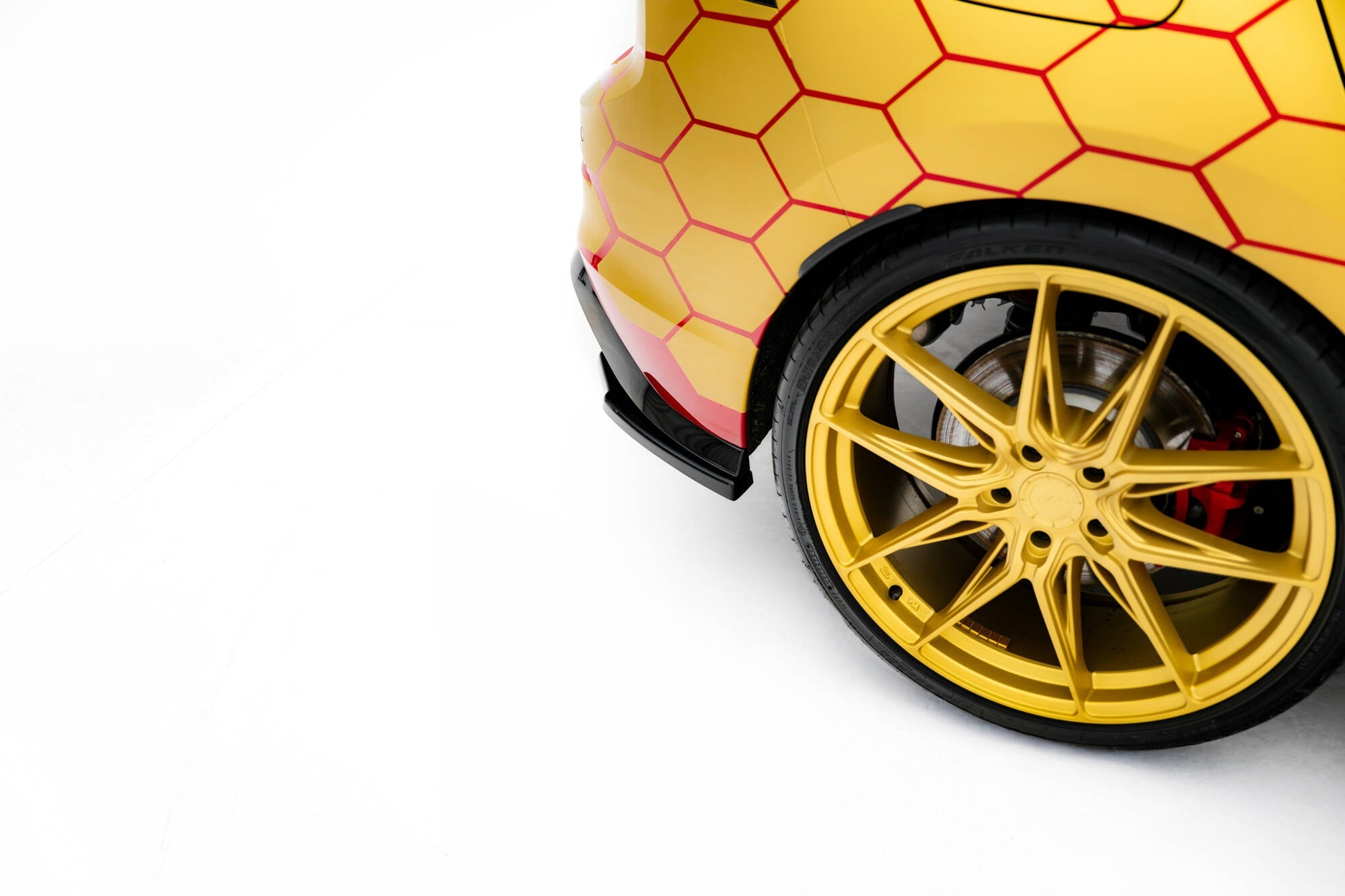 Splitters laterales traseros V.2 Volkswagen Golf GTI Clubsport Mk8 Facelift