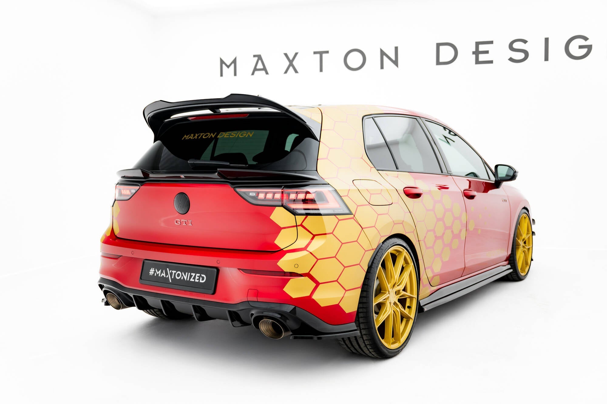 Splitters laterales traseros V.2 Volkswagen Golf GTI Clubsport Mk8 Facelift