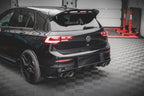 Rear Side Splitters V.2 Volkswagen Golf R Hatchback Mk8 Facelift