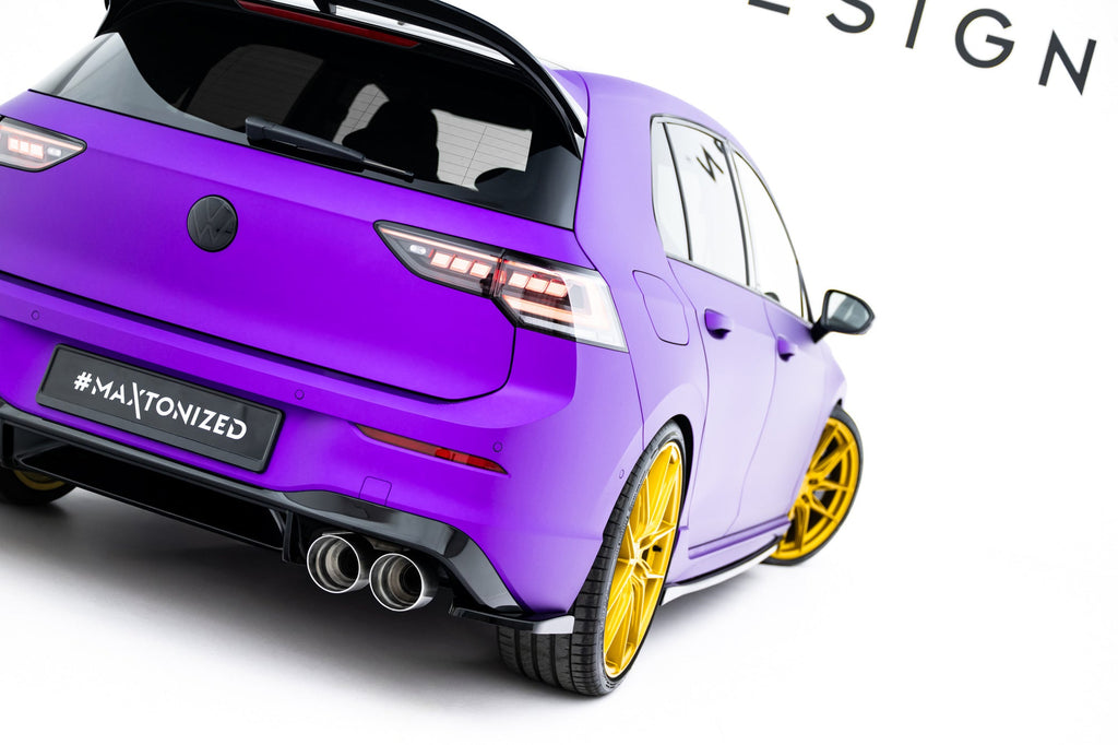 Rear Side Splitters V.2 Volkswagen Golf R Hatchback Mk8 Facelift