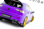 Rear Side Splitters V.2 Volkswagen Golf R Hatchback Mk8 Facelift