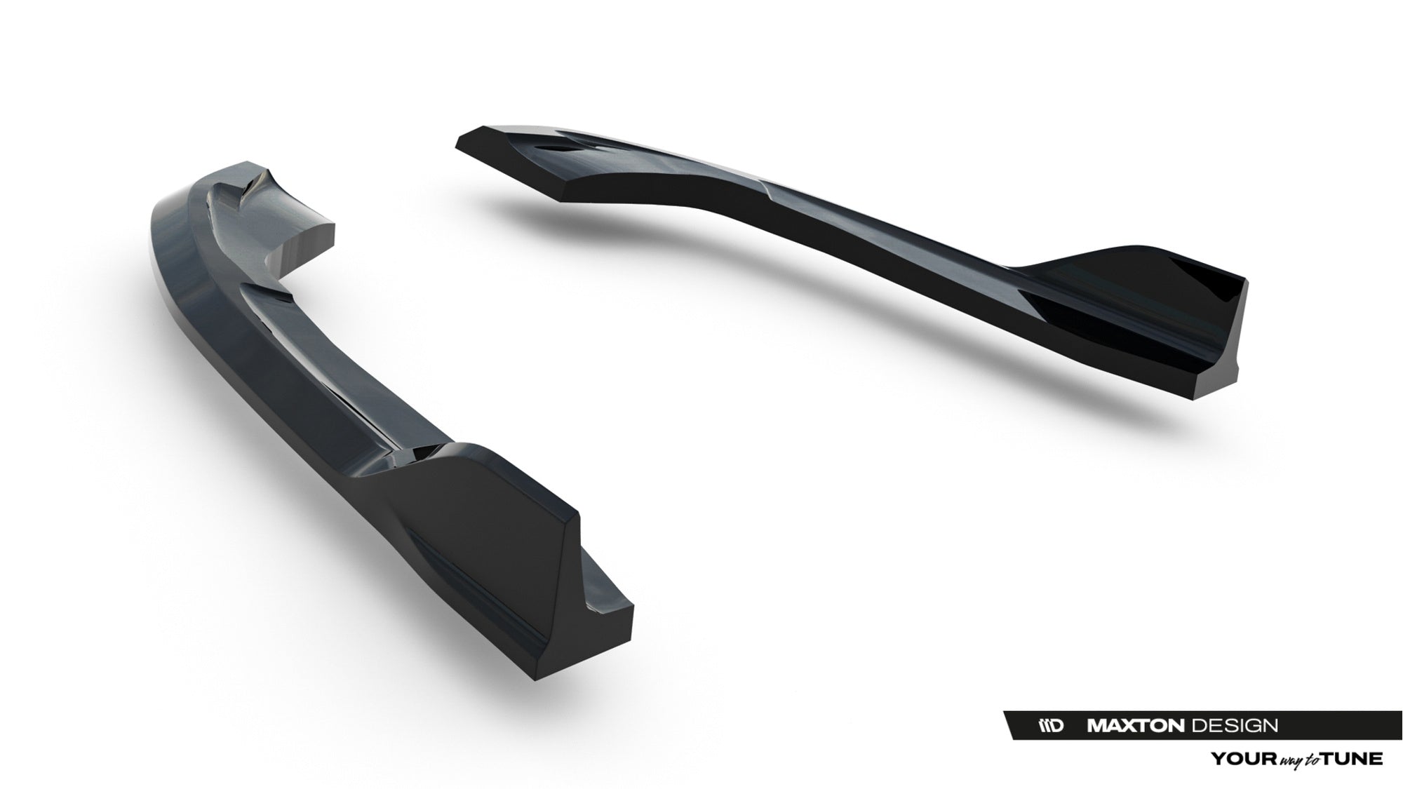 Splitters laterales traseros V.2 Volkswagen Golf R Variant Mk8 / Mk8 Facelift