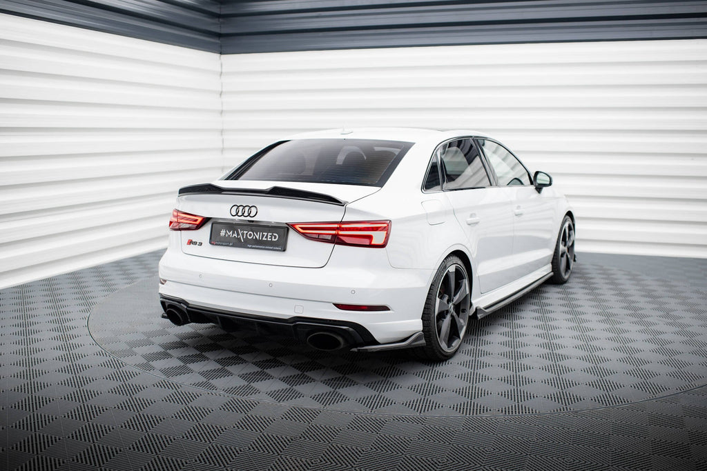 Splitters laterales traseros V.3 Audi RS3 Berlina / Sedán 8V Facelift
