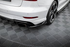 Splitters laterales traseros V.3 Audi RS3 Berlina / Sedán 8V Facelift