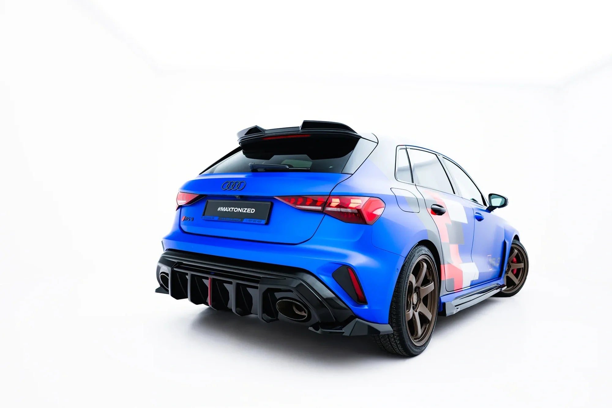 Splitters laterales traseros V.3 Audi RS3 Sportback 8Y Facelift