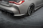 Splitters laterales traseros V.3 CSL Look BMW M4 G82 / G82 Facelift