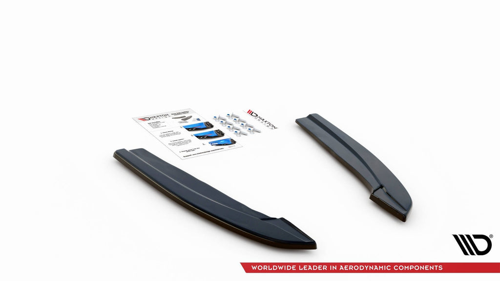 Splitters laterales traseros V3 DO añadido V1 Ford Focus ST-Line Familiar Mk4