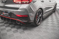 Splitters laterales traseros V.3 Hyundai I30 N Hatchback Mk3 Facelift