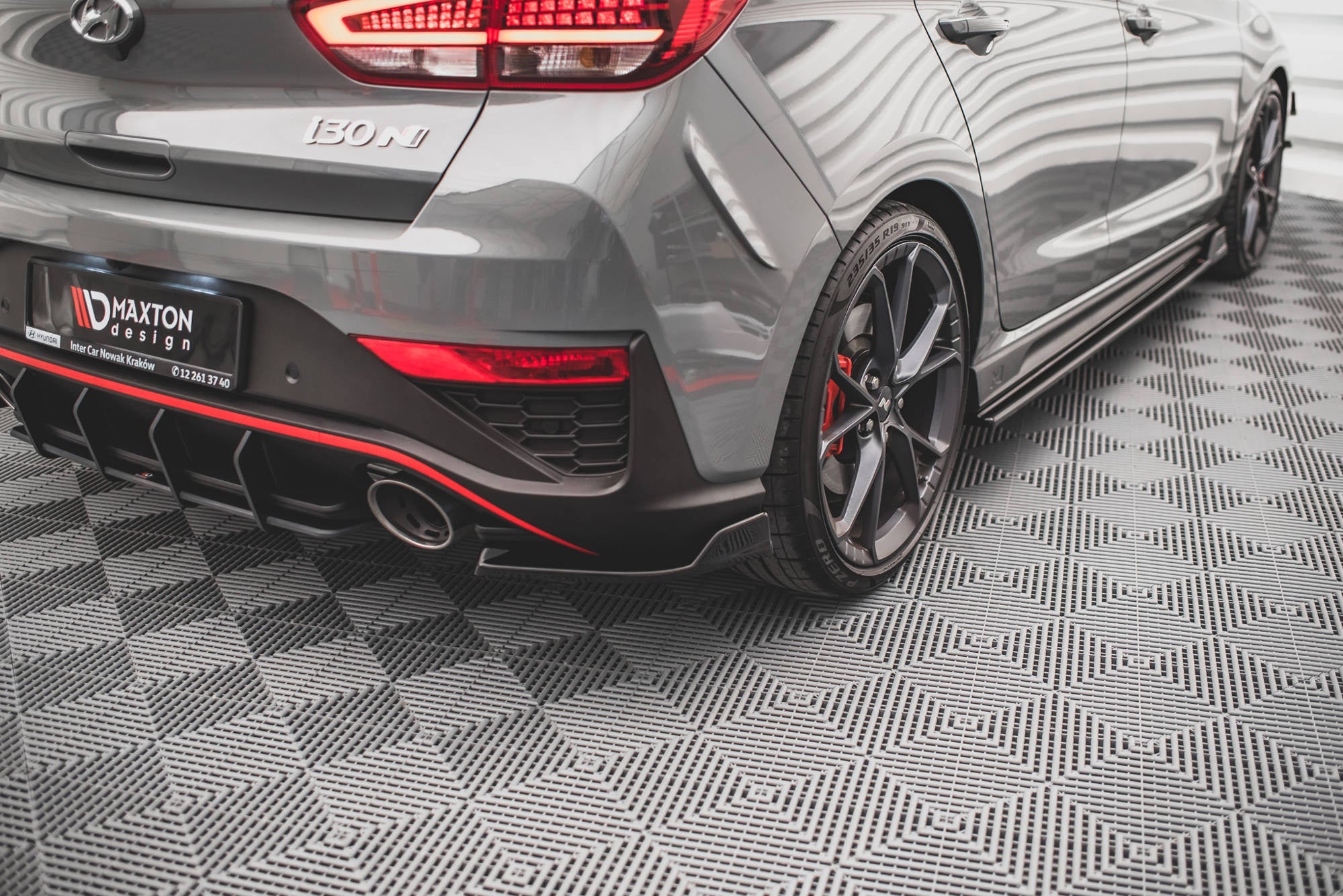 Splitters laterales traseros V.3 Hyundai I30 N Hatchback Mk3 Facelift