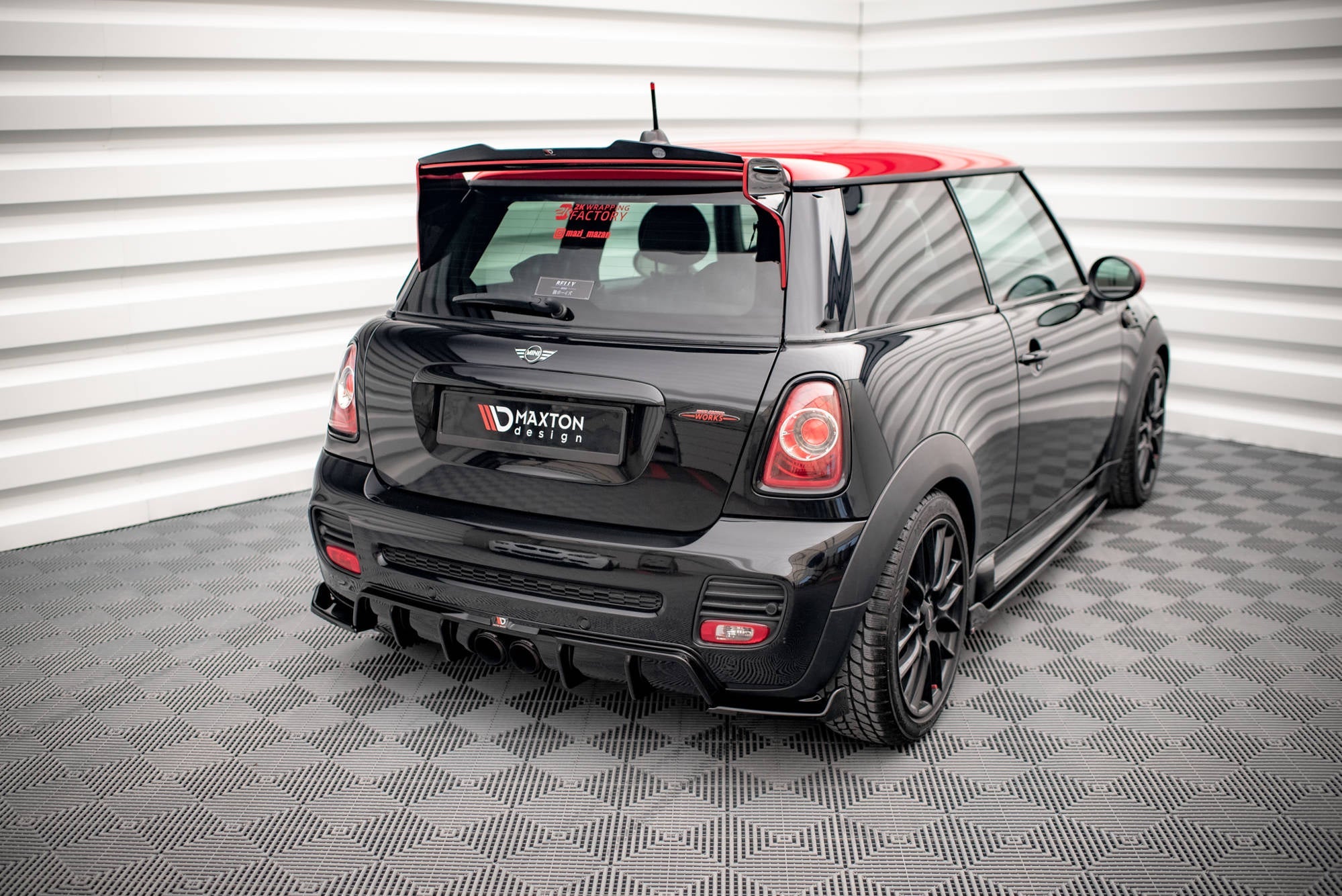 Splitters laterales traseros V.3 Mini Cooper John Cooper Works R56