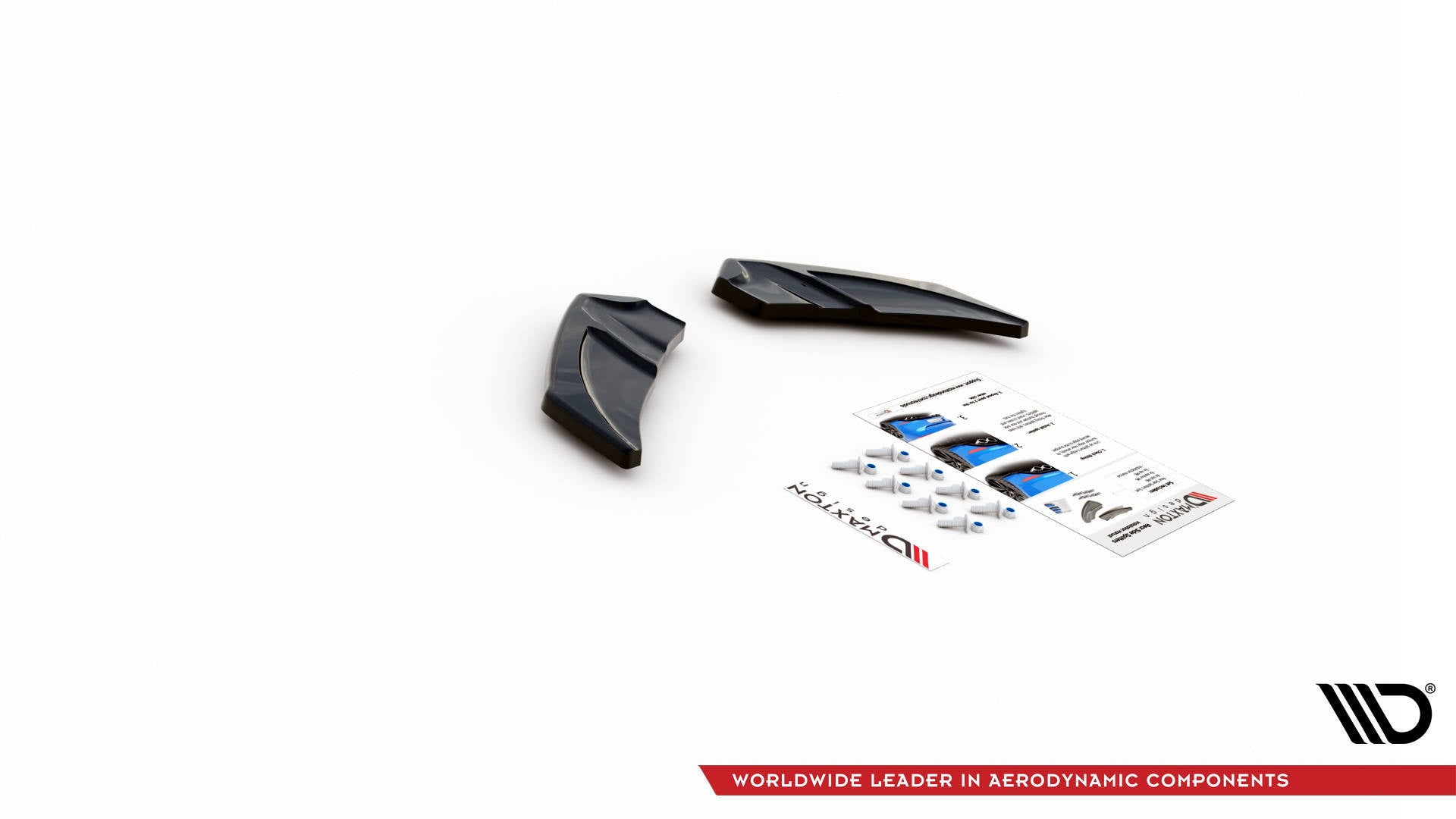 Splitters laterales traseros V.3 Volkswagen Golf R Mk7
