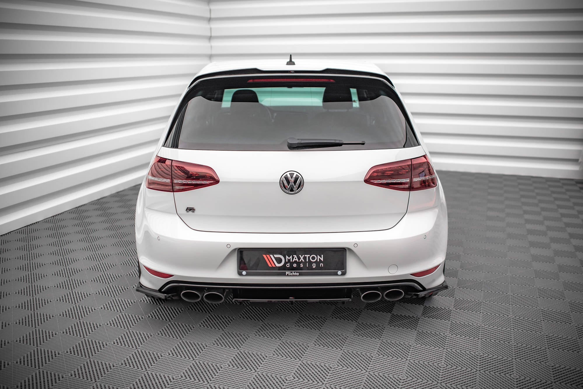 Splitters laterales traseros V.3 Volkswagen Golf R Mk7