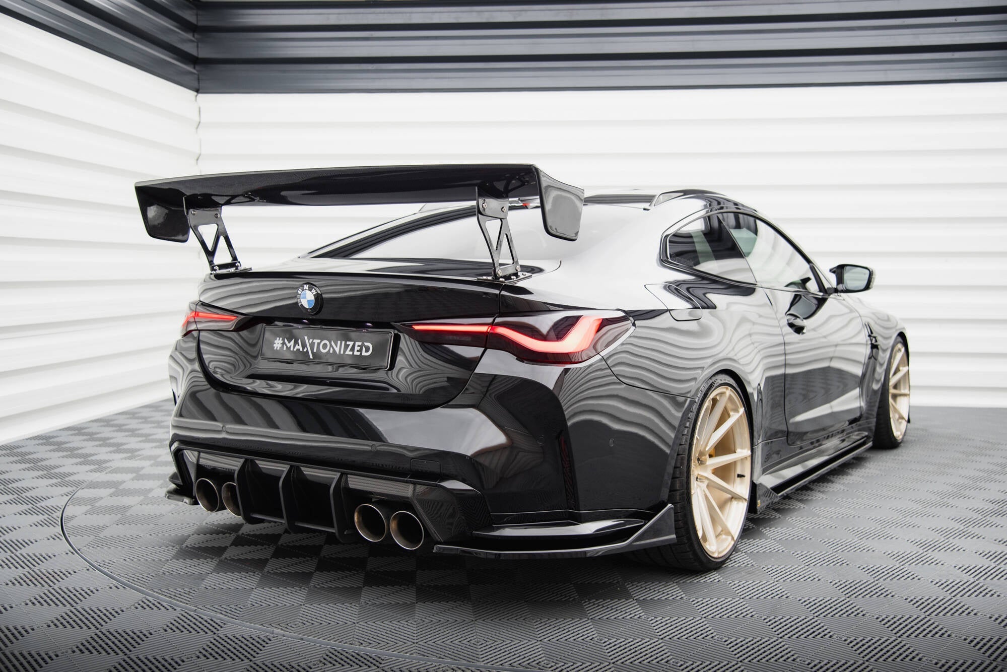Splitters laterales traseros V.4 BMW M4 G82 / G82 Facelift