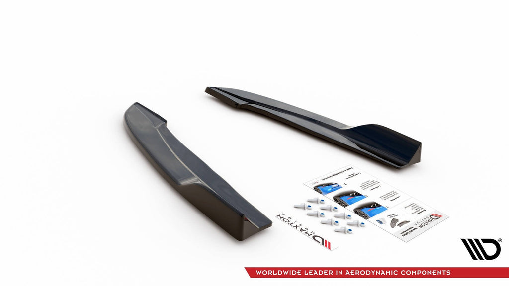 Splitters laterales traseros V4 DO añadido V1 Ford Focus ST-Line Familiar Mk4