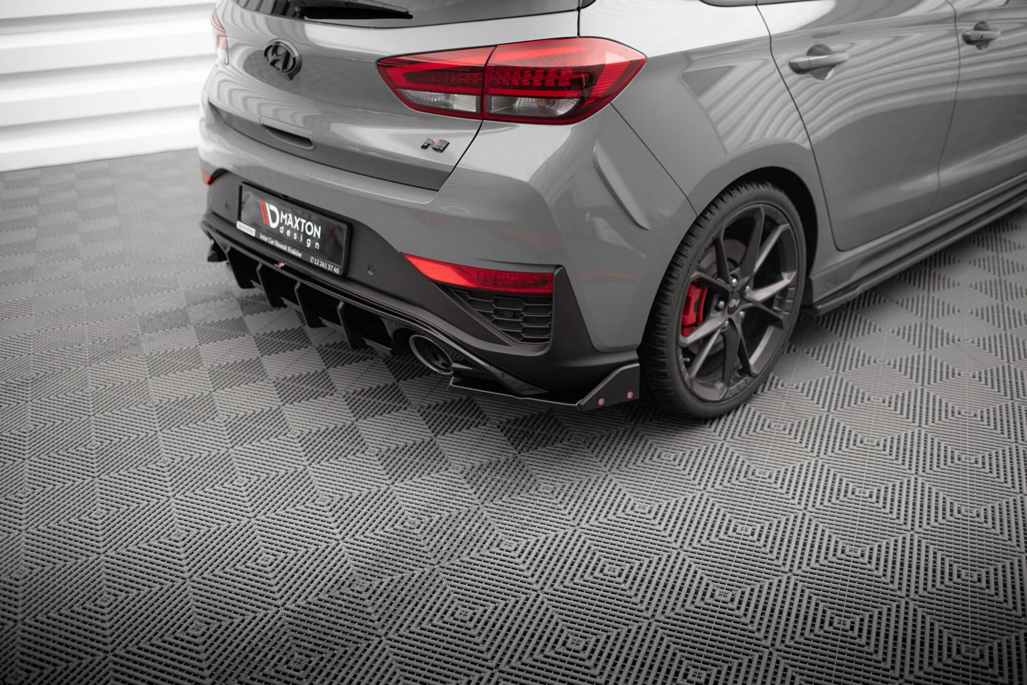 Splitters laterales traseros V.4 + Flaps Hyundai I30 N Hatchback Mk3 Facelift