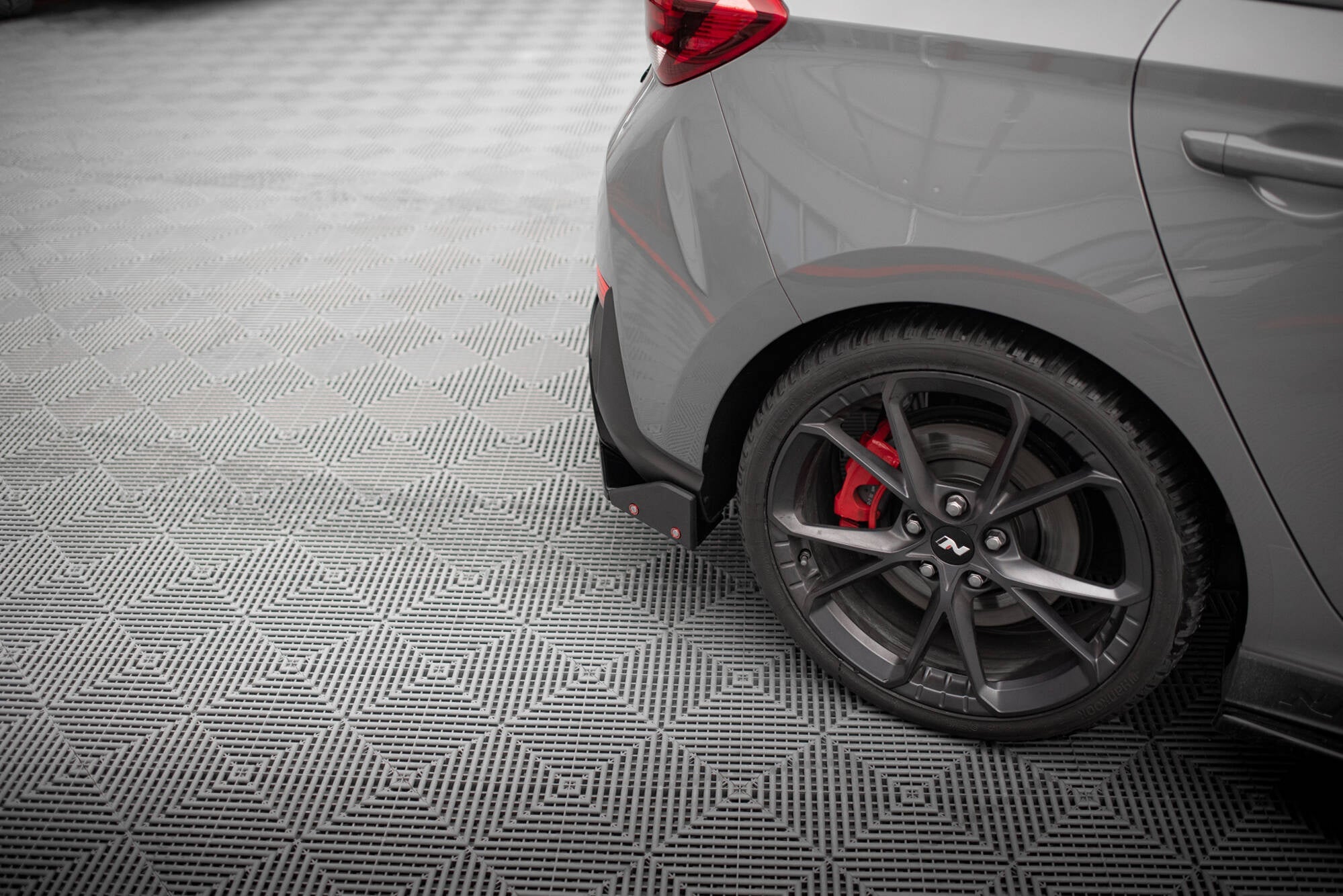 Splitters laterales traseros V.4 + Flaps Hyundai I30 N Hatchback Mk3 Facelift