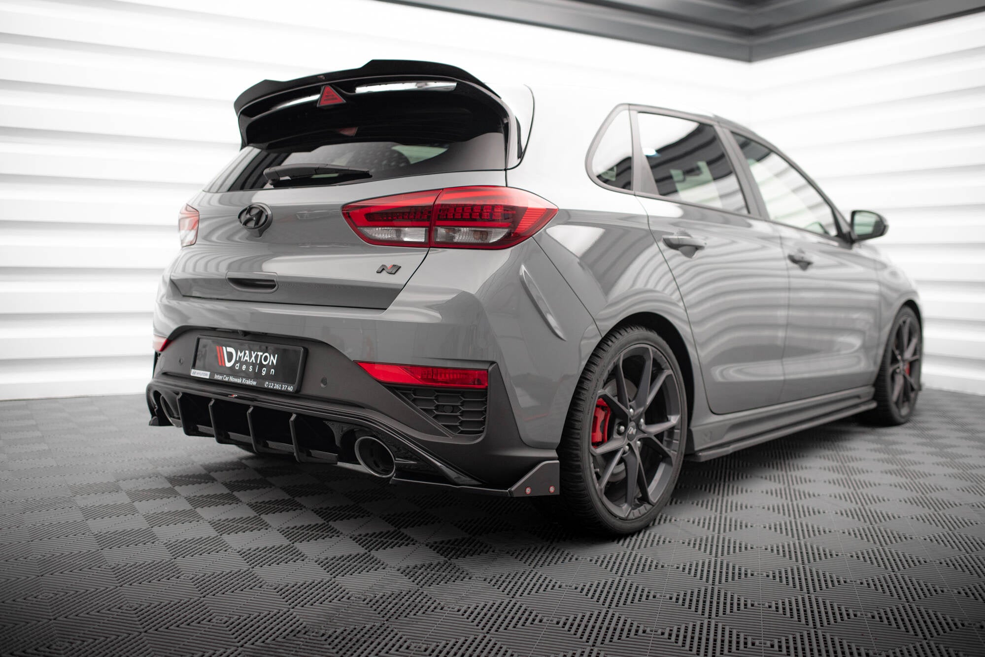 Splitters laterales traseros V.4 + Flaps Hyundai I30 N Hatchback Mk3 Facelift