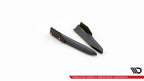 Rear Side Splitters V.4 + Flaps Skoda Octavia RS Estate / Liftback Mk4 / Mk4 Facelift