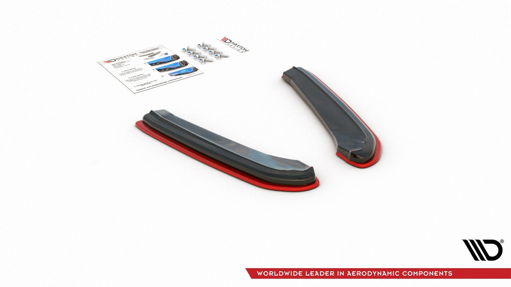 Splitters laterales traseros V.4 Seat Leon Cupra Mk3 FL Sportstourer