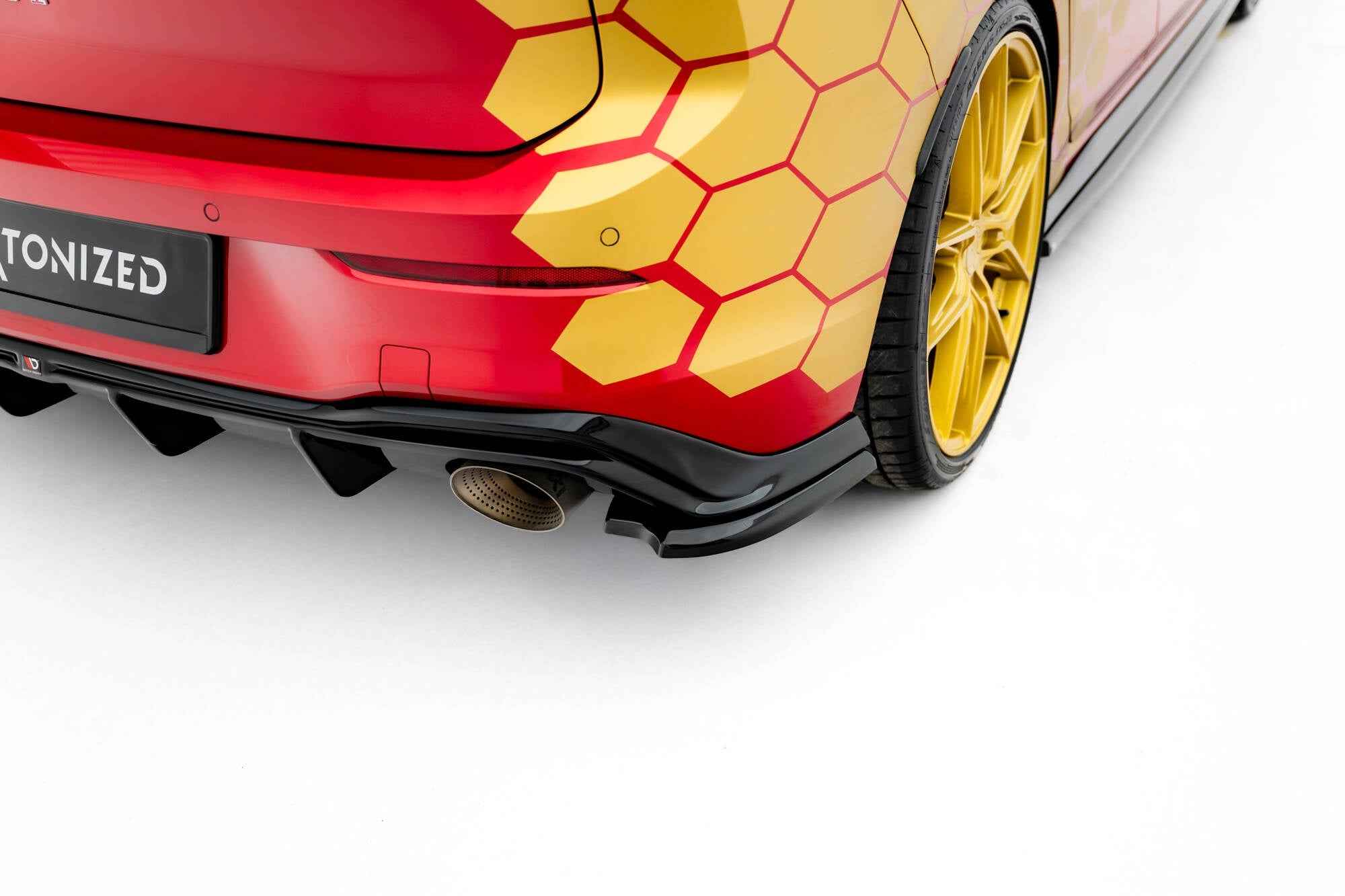 Splitters laterales traseros V.4 Volkswagen Golf GTI Clubsport Mk8 Facelift