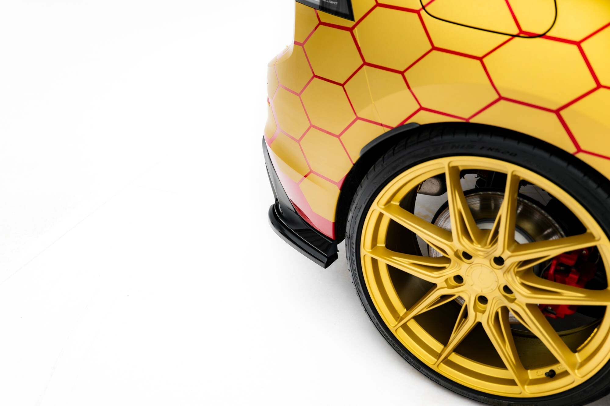 Splitters laterales traseros V.4 Volkswagen Golf GTI Clubsport Mk8 Facelift
