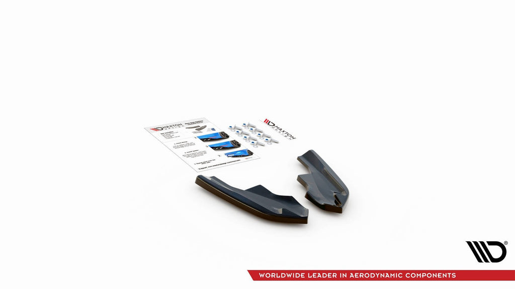 Splitters laterales traseros V.4 Volkswagen Golf R Hatchback Mk8