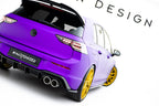 Rear Side Splitters V.4 Volkswagen Golf R Hatchback Mk8 Facelift