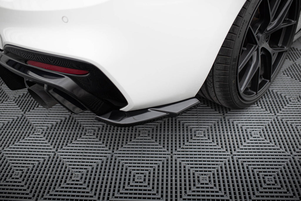 Splitters laterales traseros V5 DO Añadido V3 BMW Serie 1 M-Pack M140i F20 Facelift