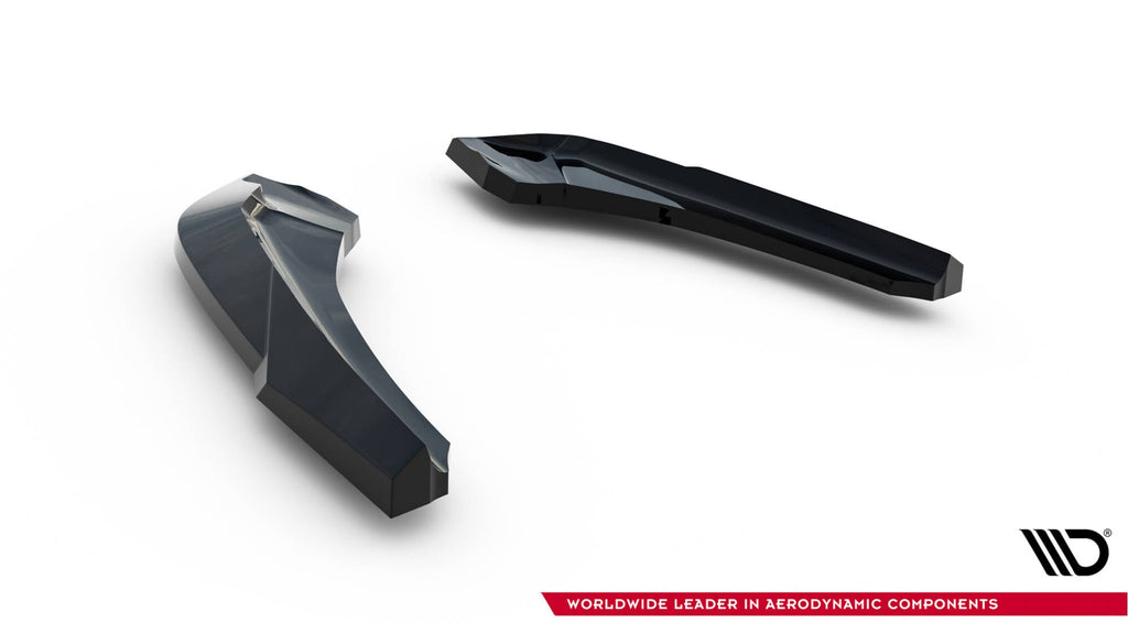 Splitters laterales traseros V5 DO Añadido V3 BMW Serie 1 M-Pack M140i F20 Facelift