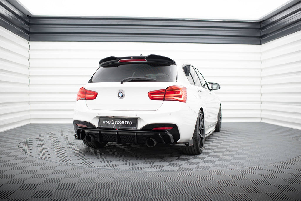 Splitters laterales traseros V5 Flaps DO Añadido V3 BMW Serie 1 M-Pack M140i F20 Facelift