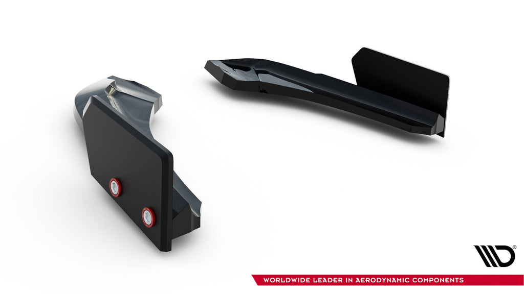 Splitters laterales traseros V5 Flaps DO Añadido V3 BMW Serie 1 M-Pack M140i F20 Facelift