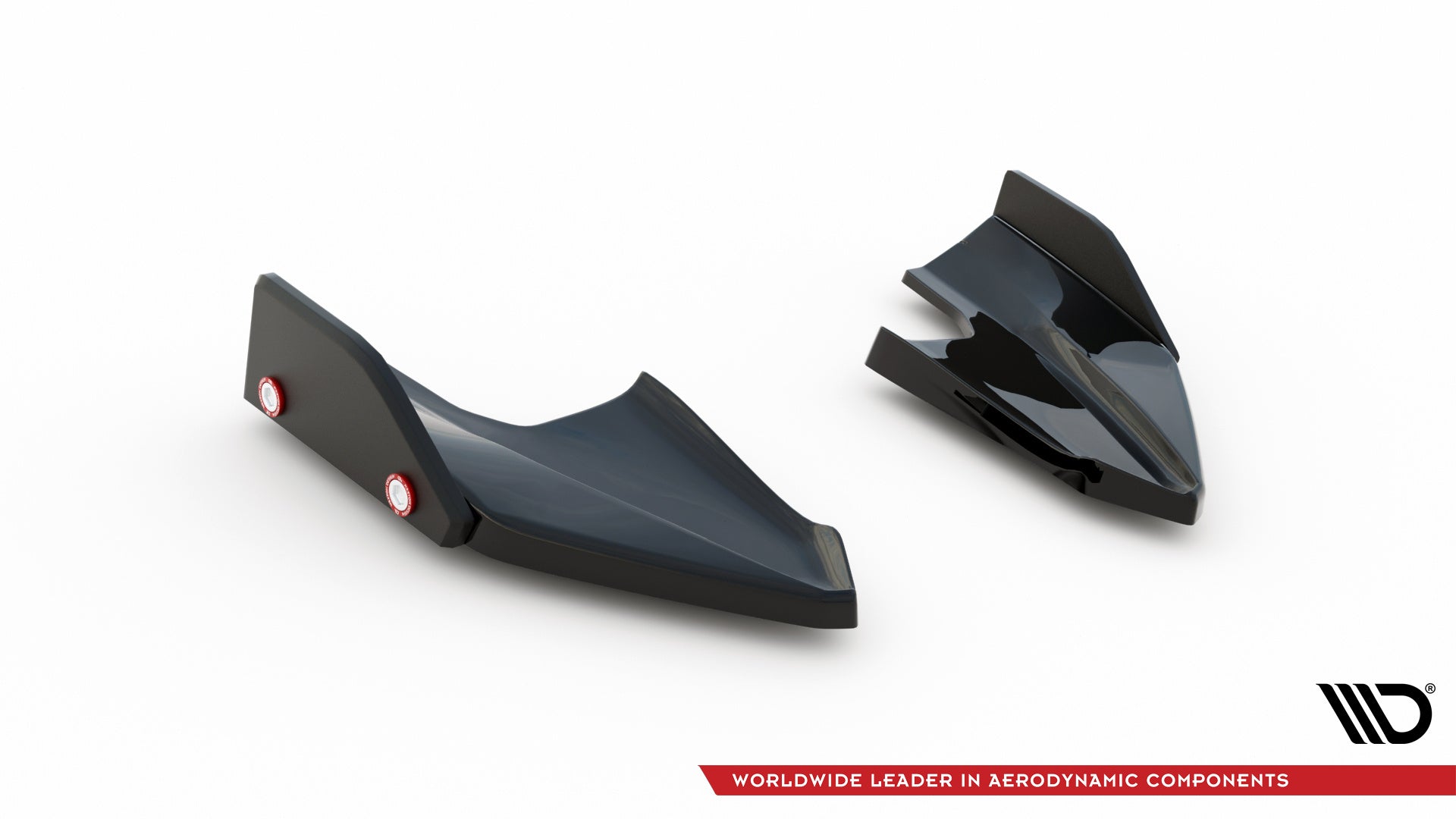 Splitters laterales traseros V.5 + Flaps Volkswagen Golf R Hatchback Mk8 Facelift
