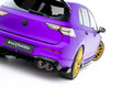 Splitters laterales traseros V.5 + Flaps Volkswagen Golf R Hatchback Mk8 Facelift