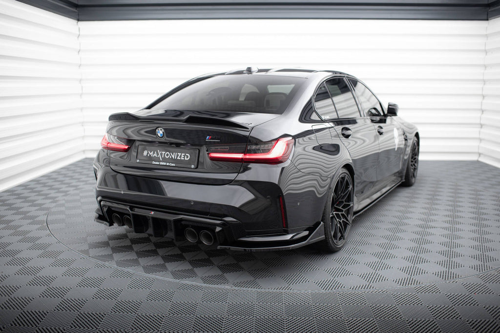 Rear Side Splitters V.6 CSL Look (Add-on V.1) BMW M3 Sedan / Touring G80 / G81