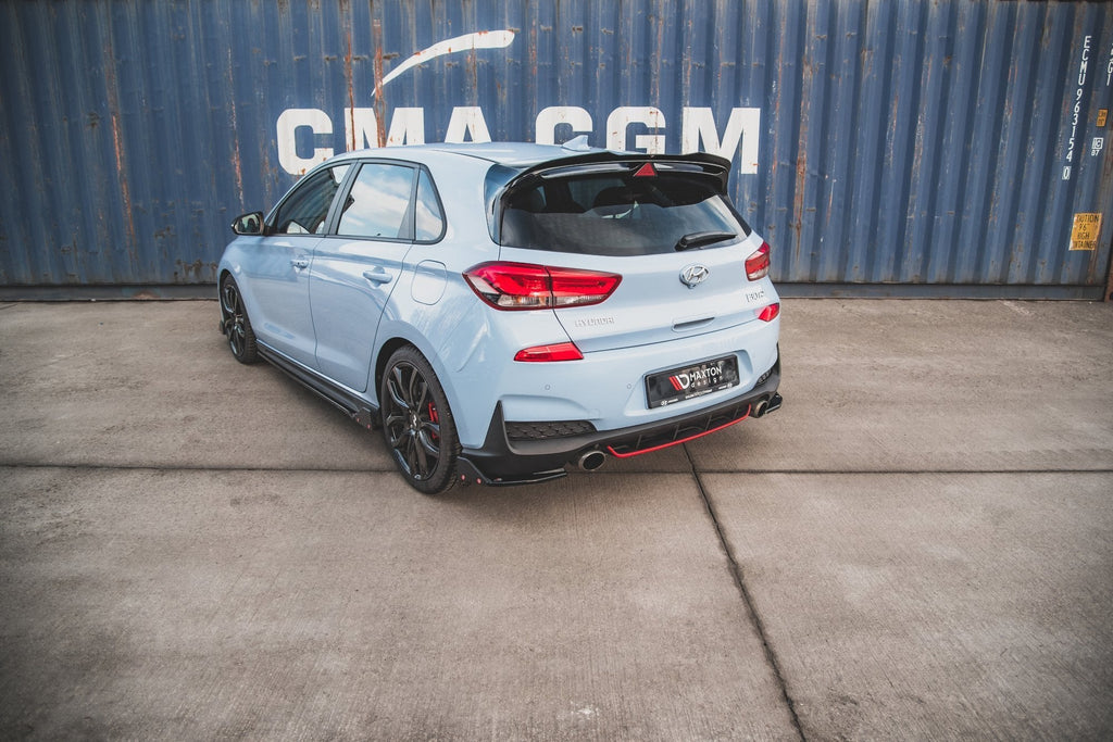 Splitters laterales traseros V.6 + Flaps Hyundai I30 N Mk3 Hatchback