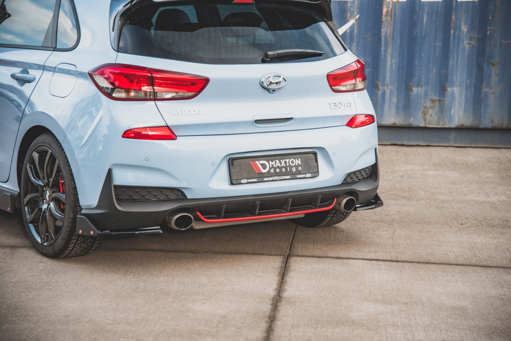 Splitters laterales traseros V.6 + Flaps Hyundai I30 N Mk3 Hatchback